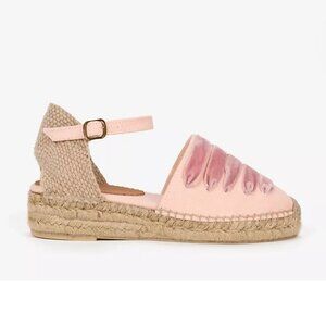 Penelope Chilvers Anthropologie NWOT Low Mary Jane Dali Espadrilles Sz 40, 9 US